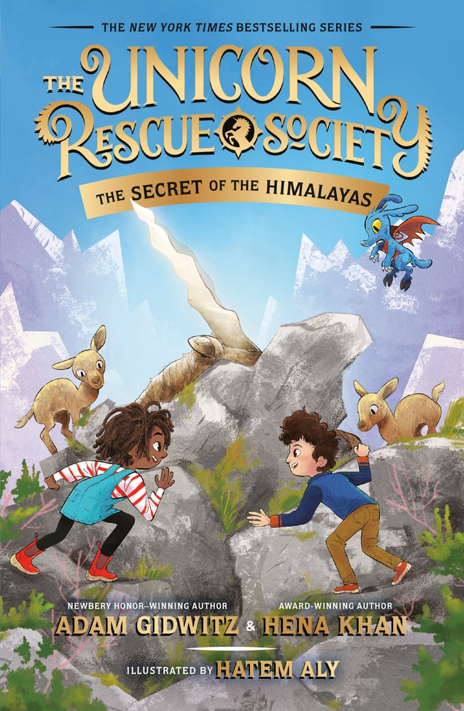 The Secret of the Himalayas (Unicorn Rescue Society) [paperback] | Adam Gidwitz, Khan