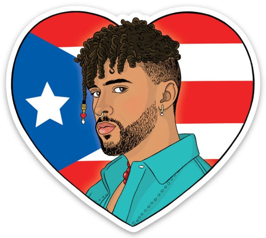 Bad Bunny Die Cut Sticker | The Found