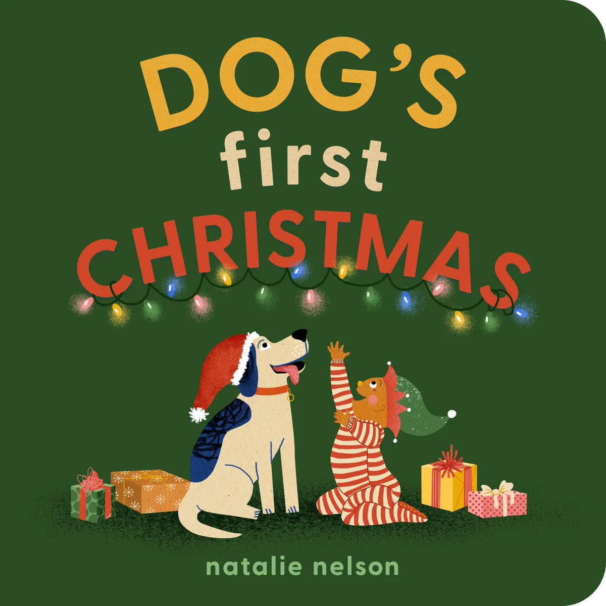 Dog's First Christmas A Board Book | Natalie Nelson (Author)