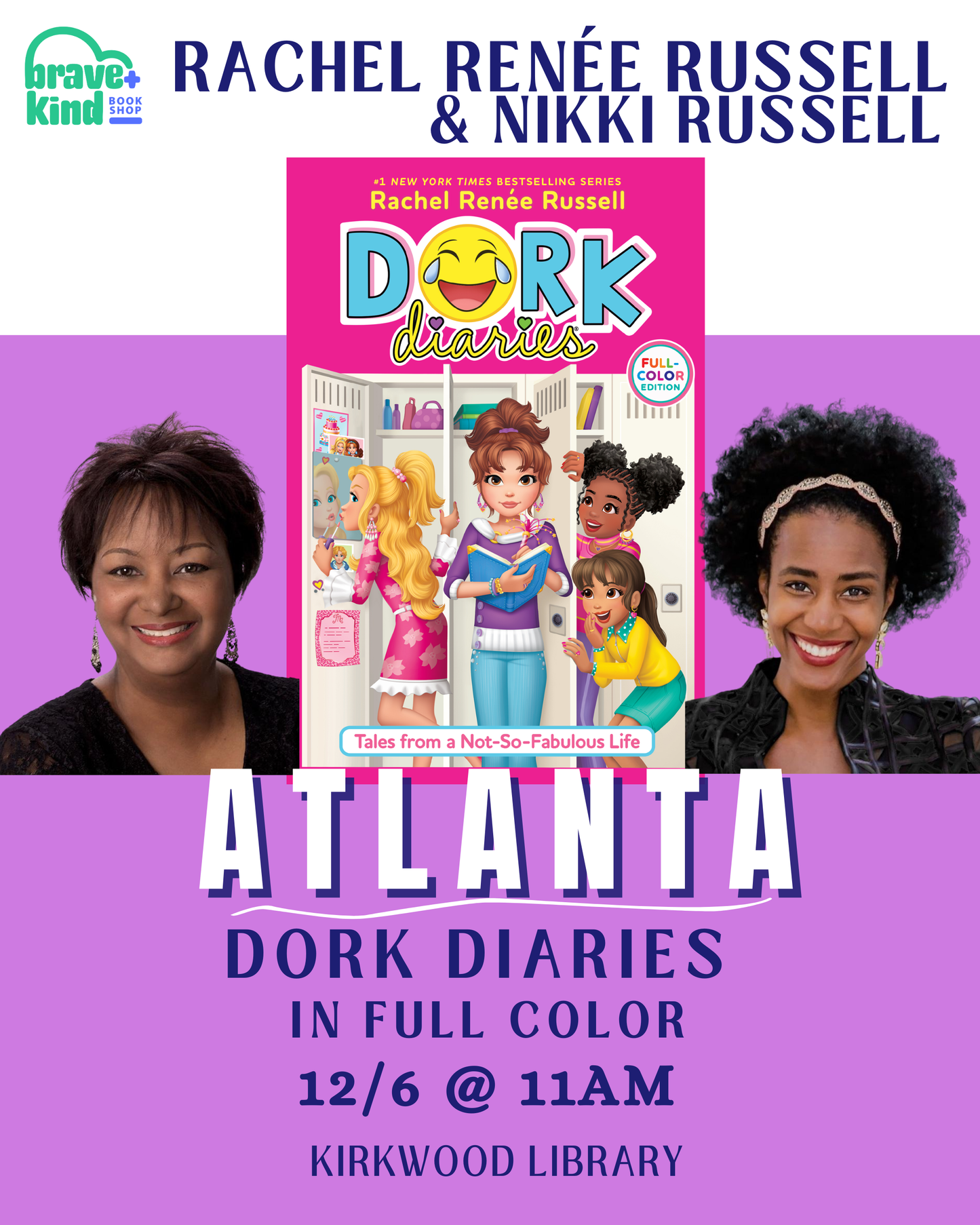 AUTHOR EVENT | Dork Diaries | Dec 6th @Kirkwood Library