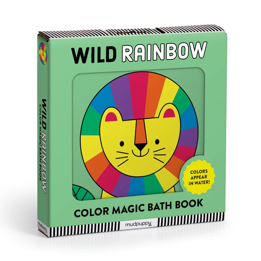 Wild Rainbow Color Magic Bath Book | Mudpuppy