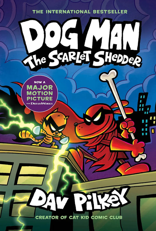 Dog Man: The Scarlet Shedder: A Graphic Novel (Dog Man #12): From the Creator of Captain Underpants | Dav Pilkey