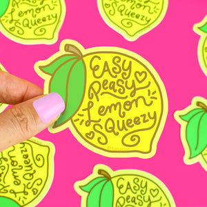 Easy Peasy Lemon Squeezy Vinyl Sticker | Turtle’s Soup