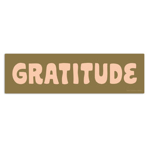 Gratitude Die Cut Sticker
