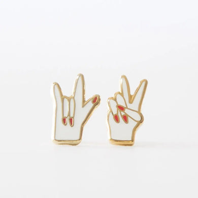 Peace & Love Earrings