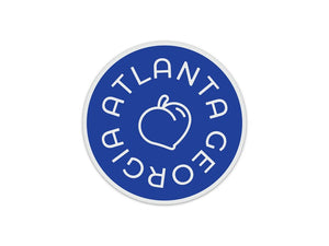 Atlanta Peach Sticker