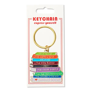 Banned Books Keychain