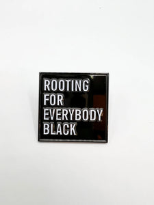 Rooting Enamel Pin