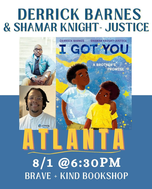 AUTHOR EVENT | Derrick Barnes (Author) + Shamar Knight-Justice (Illustrator)  | August 1, 2025