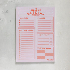 The Great Big Weekend To Do List | Finest Imaginary