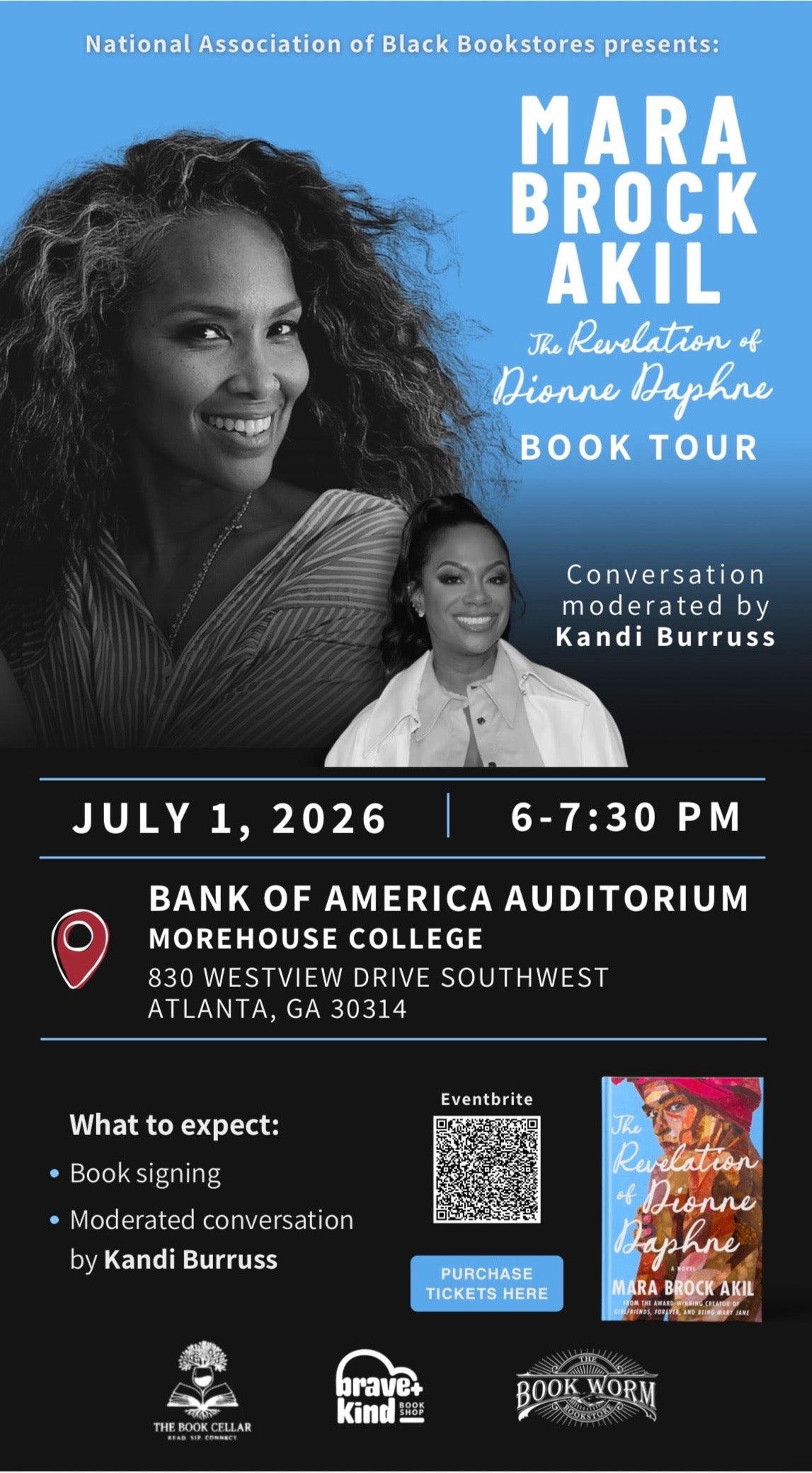 AUTHOR EVENT: Mara Brock Akil's "The Revelations of Dionne Daphne" in conversation with Kandi Burruss | July 1 @ 6PM