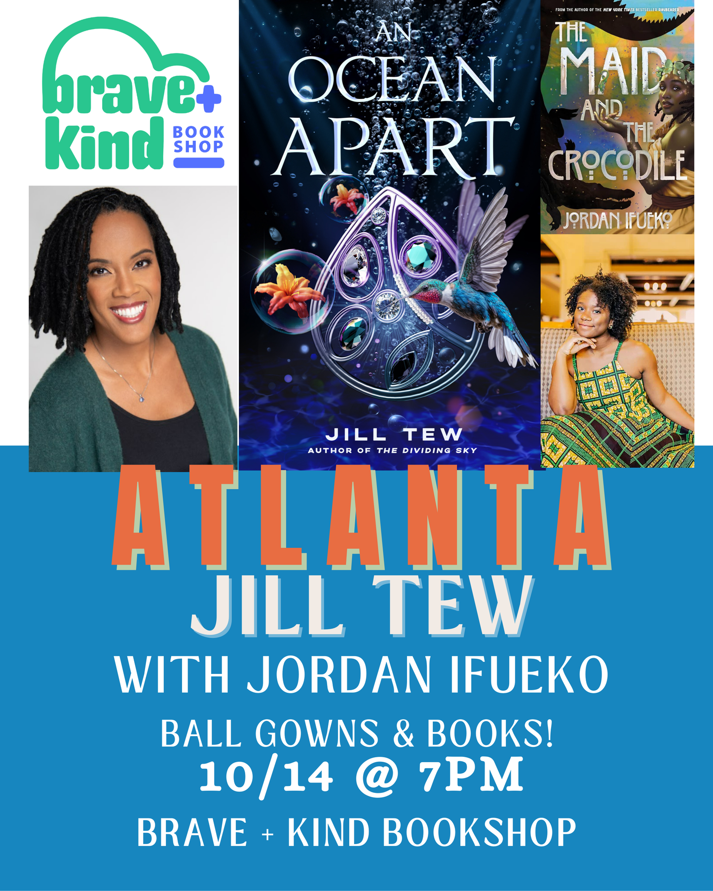 AUTHOR EVENT | An Ocean Apart, Jill Tew | Oct 14th