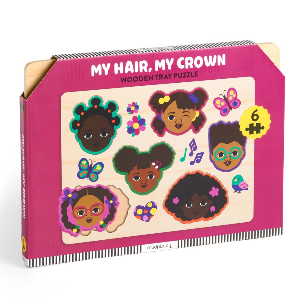 My Hair, My Crown Wooden Tray Puzzle | Mudpuppy (Author) + Tabitha Brown (Illustrated by)
