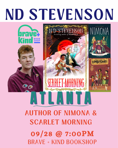 AUTHOR EVENT | Nimona's ND STEVENSON shares new book: SCARLET MORNING, Book 1