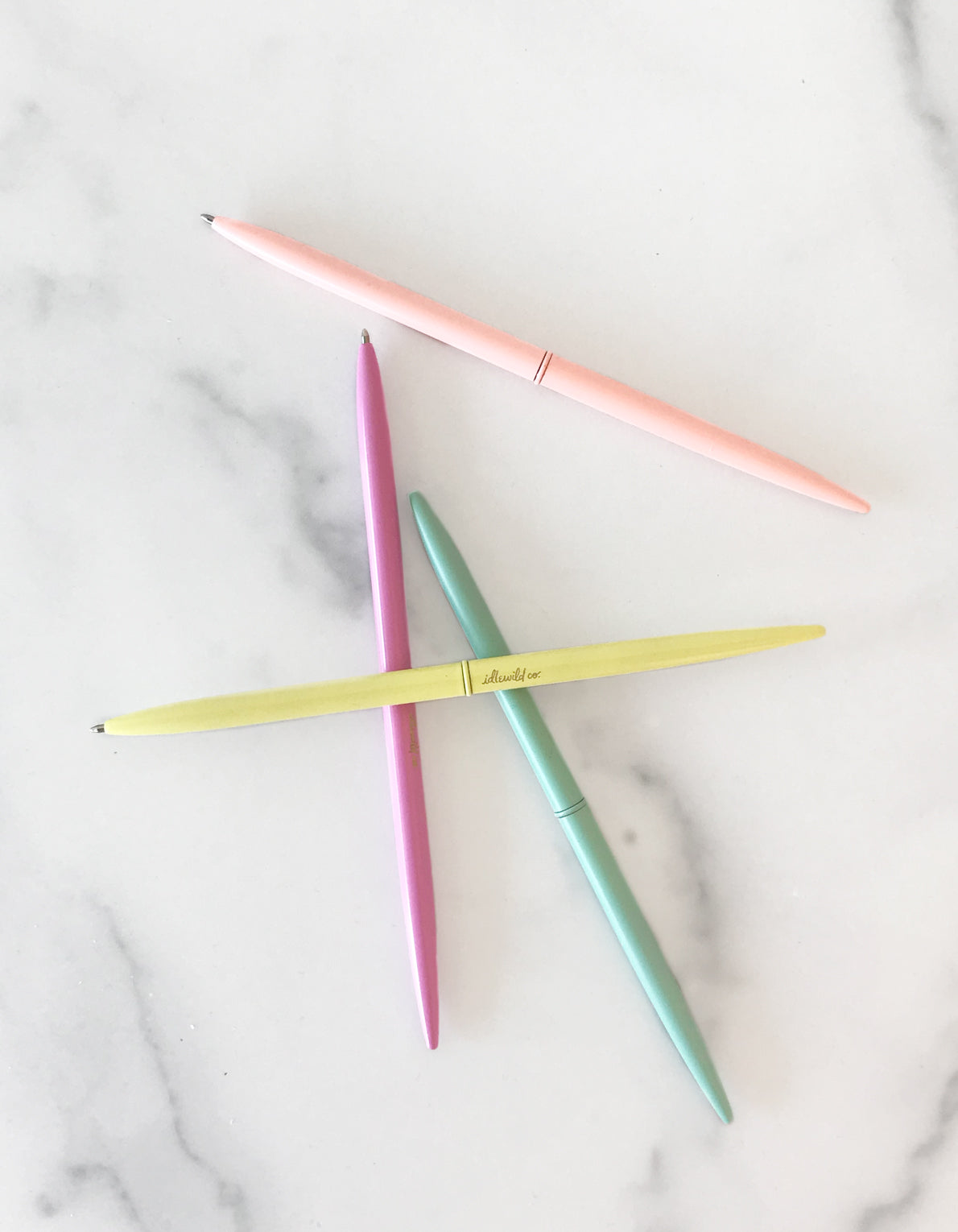 Pastel Brights Slim Pens  idlewild co. – Brave + Kind Bookshop