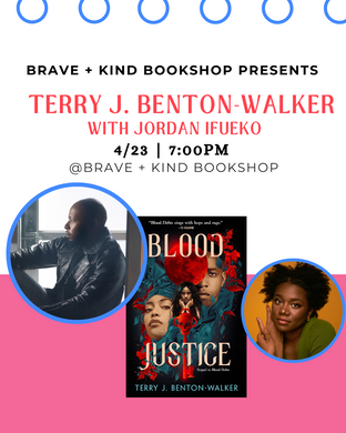BOOK LAUNCH | Blood Justice by Terry J. Benton-Walker| with Jordan Ifueko | April 23