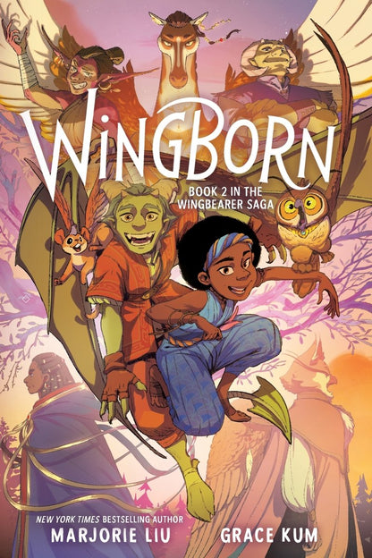 Wingborn (Wingbearer Saga #2) | Marjorie Liu (Author) + Grace Kum (Illustrator)