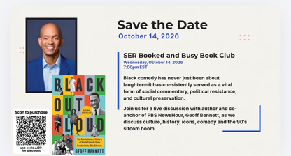 SER Booked & Busy Book Club: Virtual Conversation with Geoff Bennett | October 14, 2026