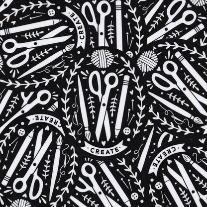 Creator's Club Create Vinyl Sticker: Black