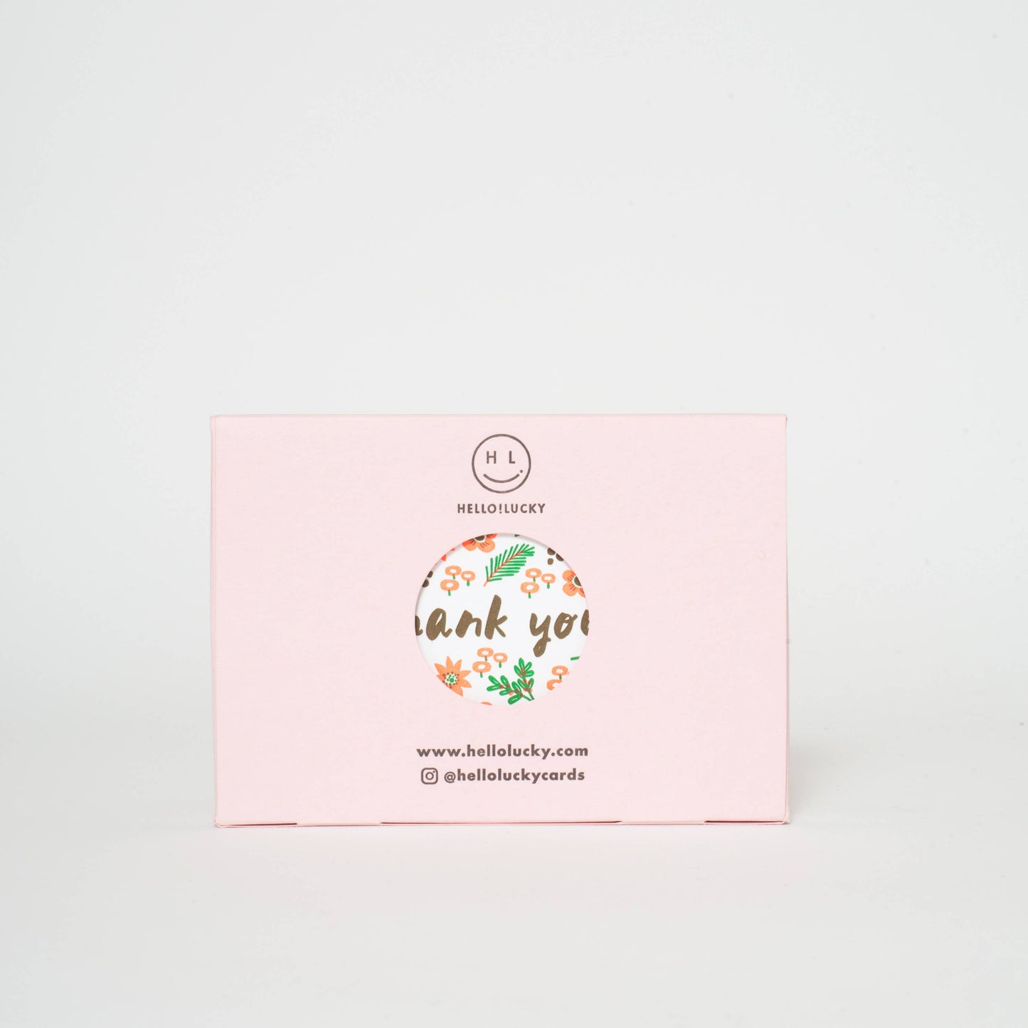 Boxed Set Thank You Floral Letterpress Greeting Cards by Hello!Lucky