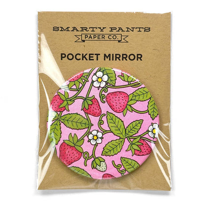 Strawberry pocket mirror