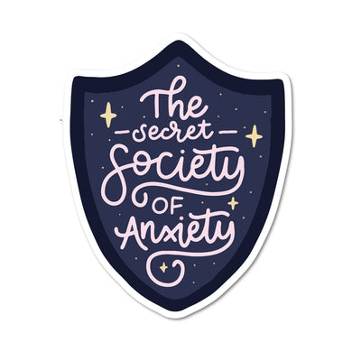 The Secret Society of Anxiety Sticker