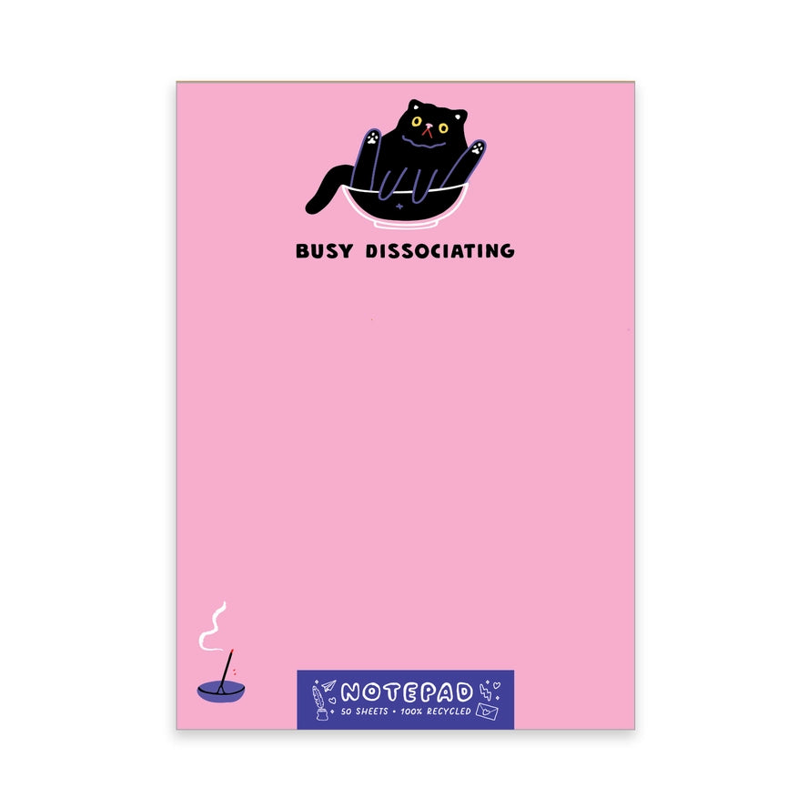 Dissociating Cat Notepad