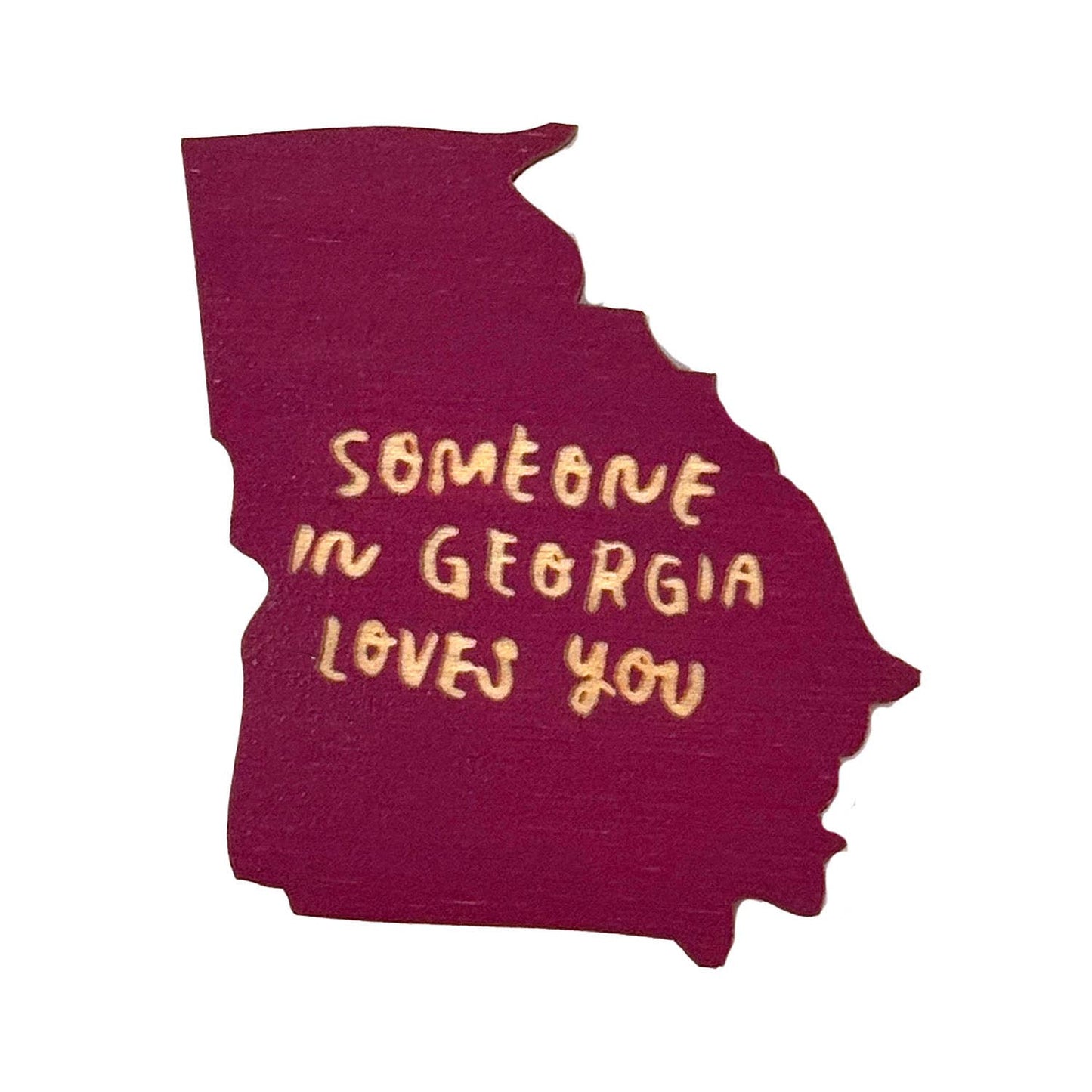 Someone in Georgia Loves You Magnet: Mustard