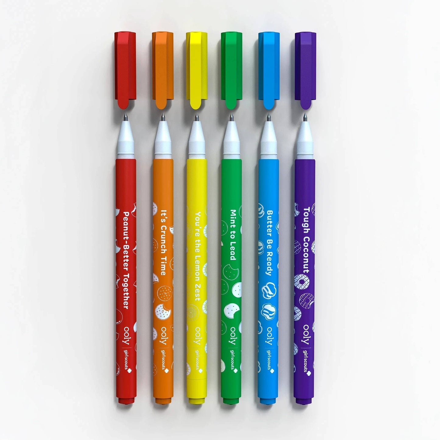 OOLY x Girl Scouts Cookie Scented Gel Pens - Set of 6