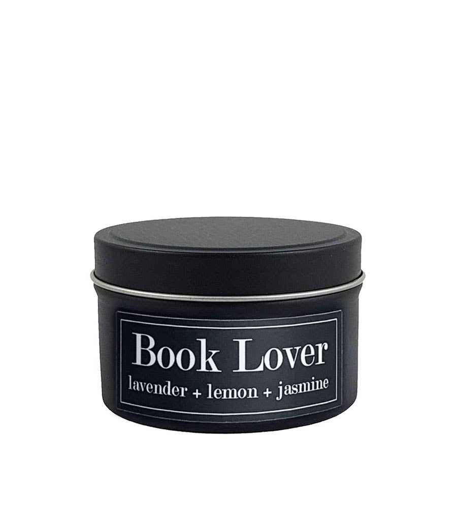 Book Lover 4oz Candle Lavender + Lemon + Jasmine