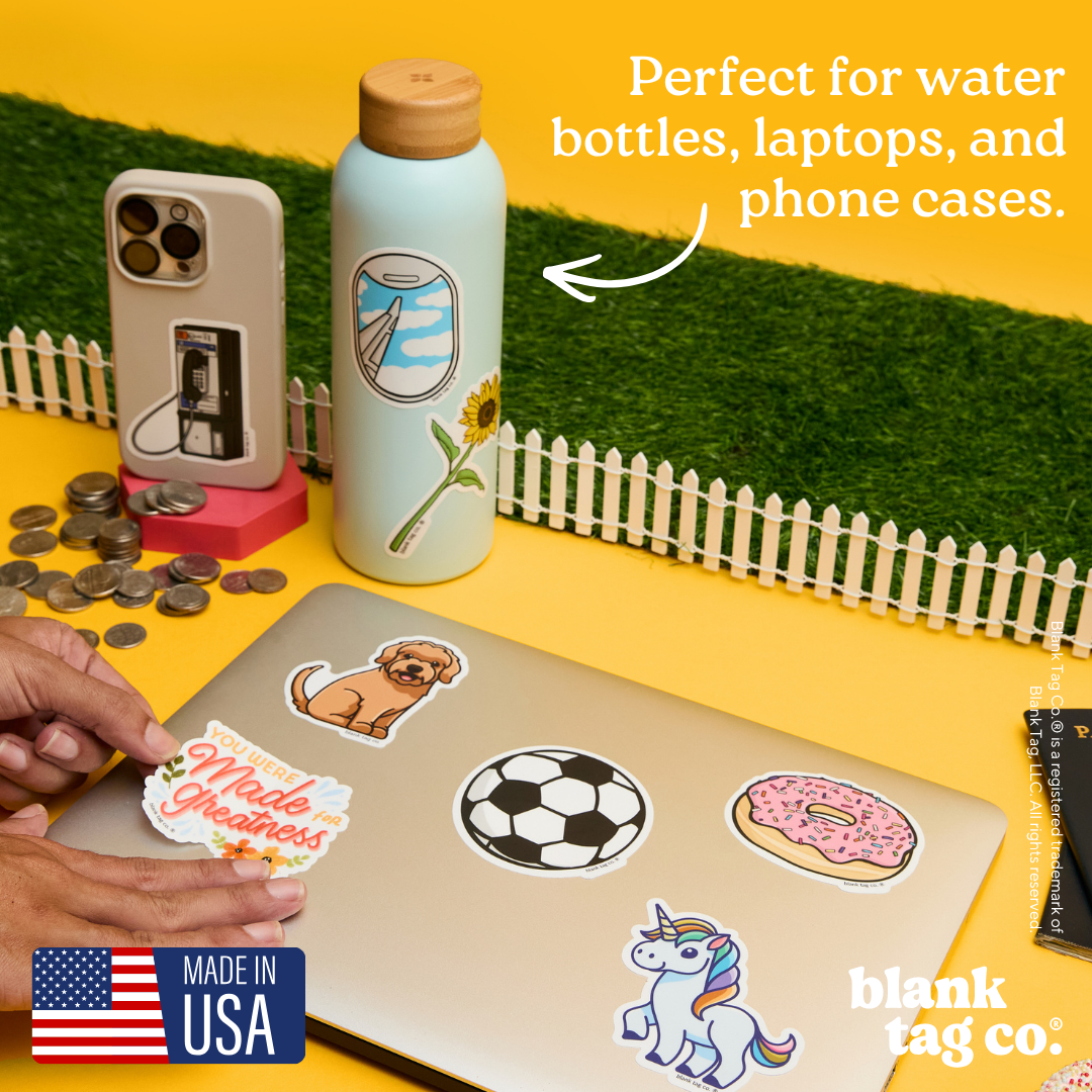 Peanuts® Waterproof Sticker - Elf Snoopy: 2.7 x 3 in.