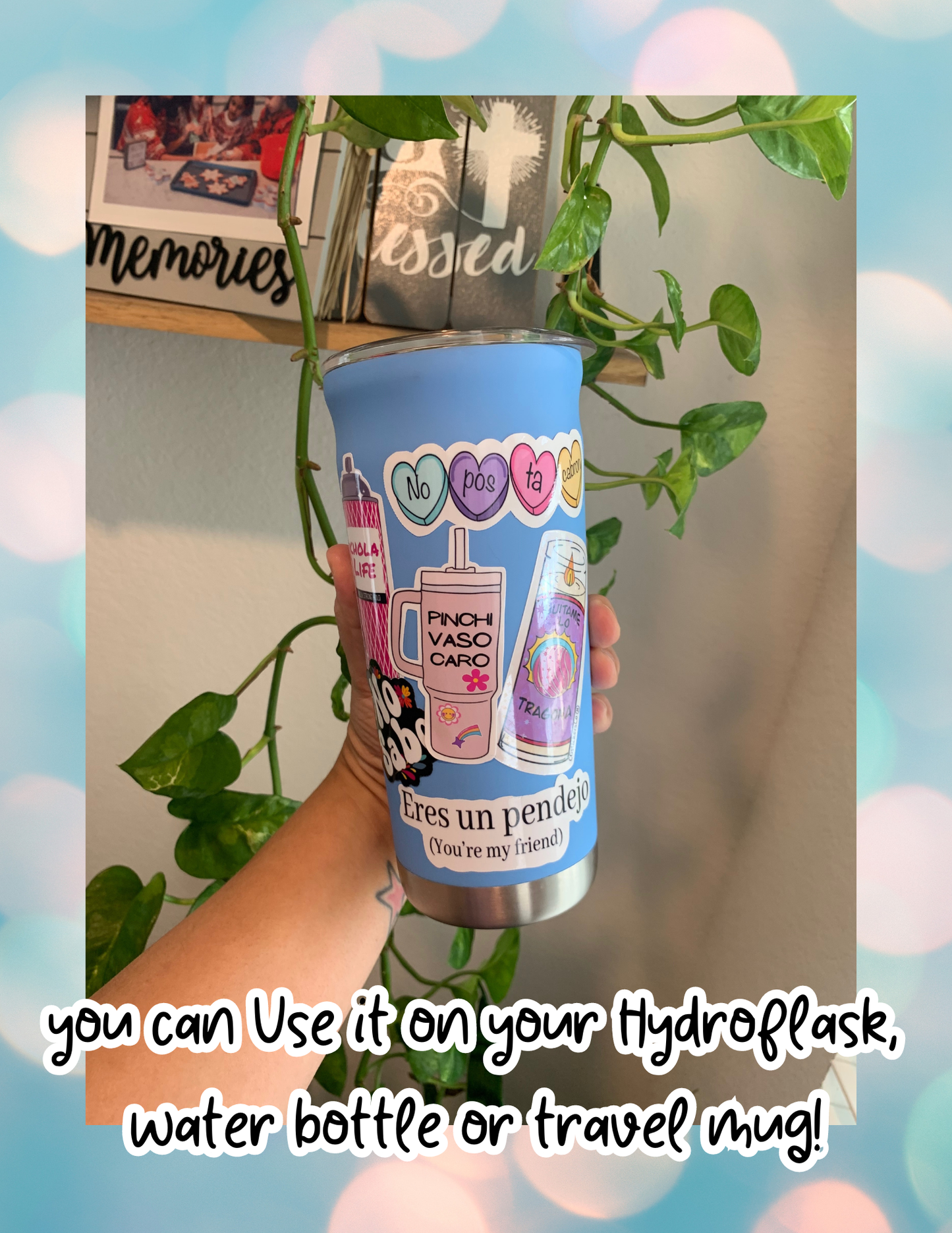 Cutie with a Dark Side Monster vinyl sticker