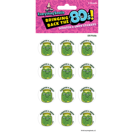 Dill Pickles Scratch & Sniff Stickers |  EverythingSmells
