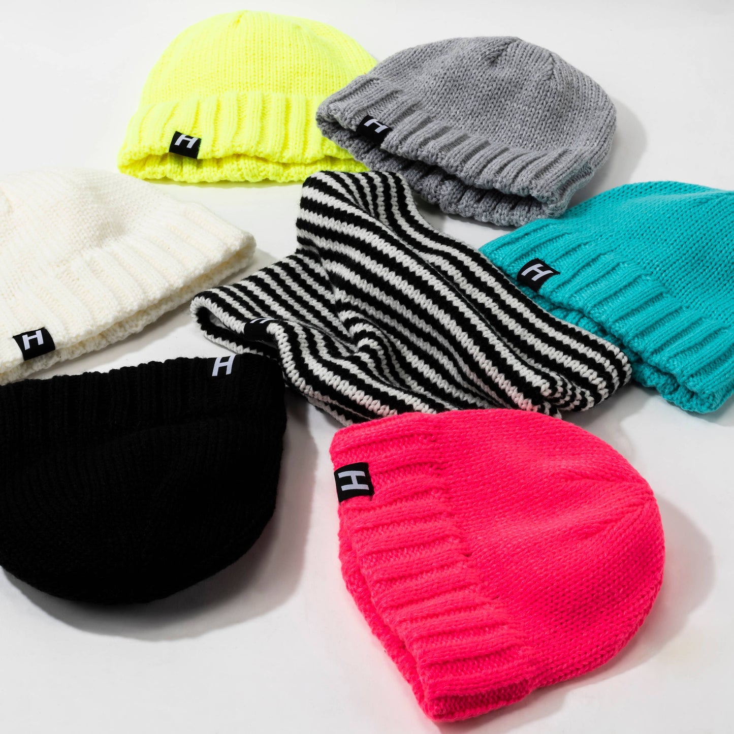 Baby + Kid Beanies - Neon Pink: 6-18 Months