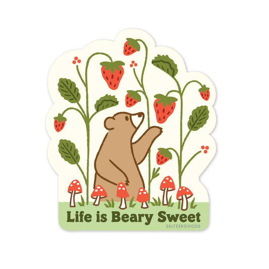 Life is Beary Sweet Sticker