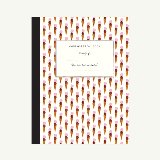 Ice Cream Scoops Composition Book