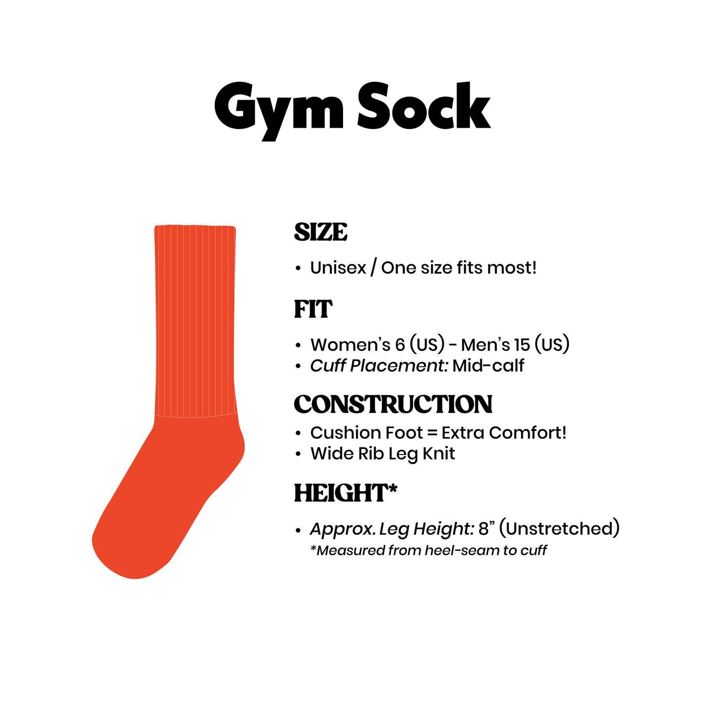 Mama Gym Crew Socks
