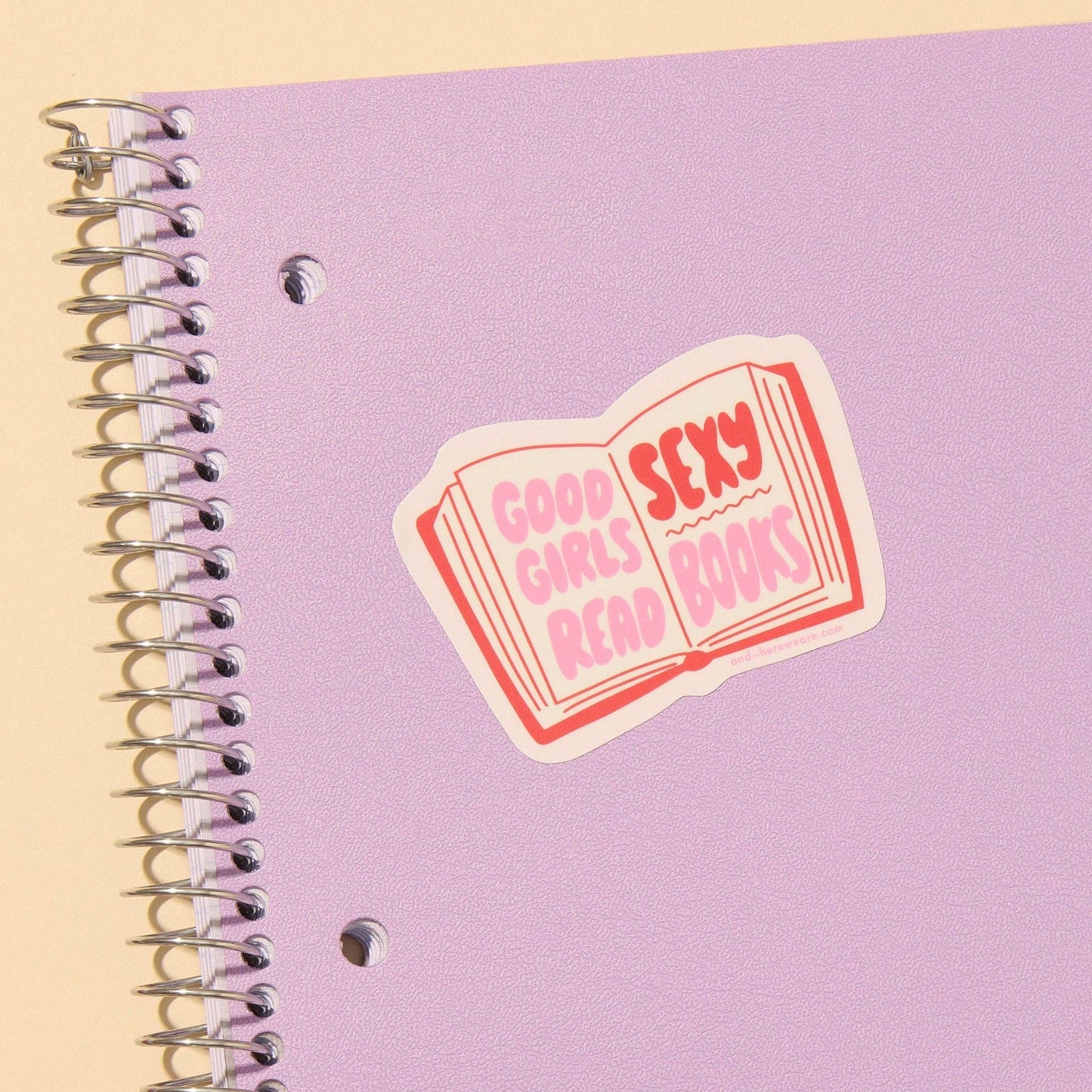 Good Girls Read Sexy Books Vinyl Sticker