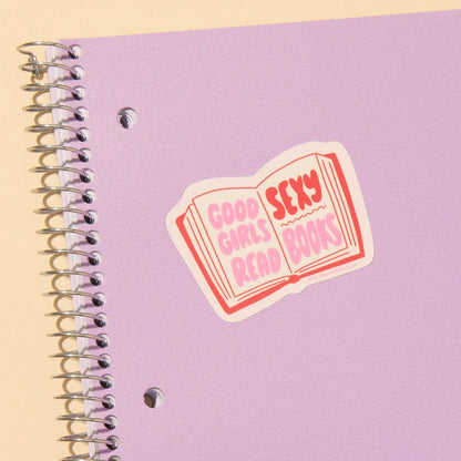 Good Girls Read Sexy Books Vinyl Sticker