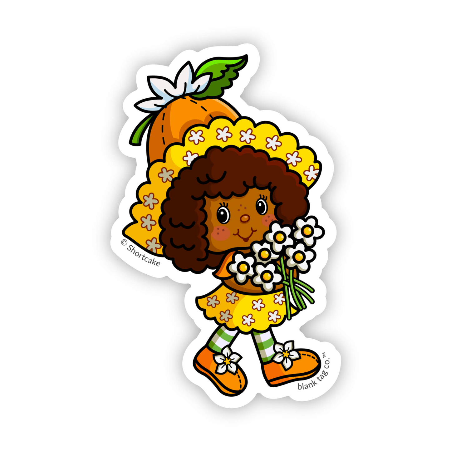 Strawberry Shortcake® Waterproof Sticker - Orange Blossom