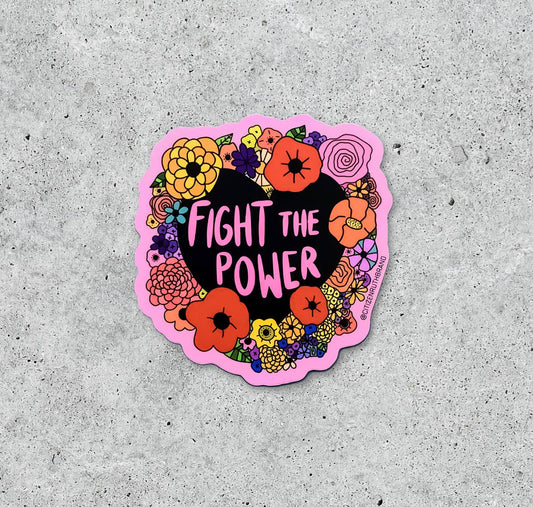 Fight the Power vinyl sticker