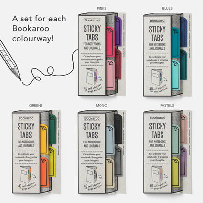 Bookaroo Sticky Tabs: Pastels