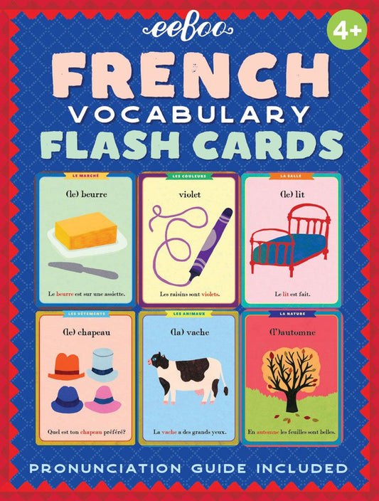 French Vocabulary Cards | Eeboo