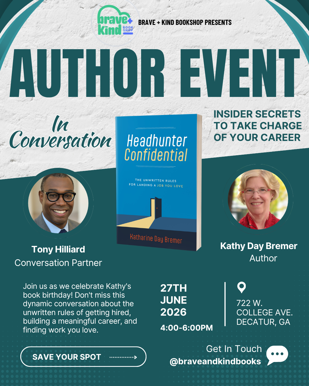 [SIGNED] Headhunter Confidential: The Unwritten Rules for Landing a Job You Love | Katharine Day Bremer (Author)