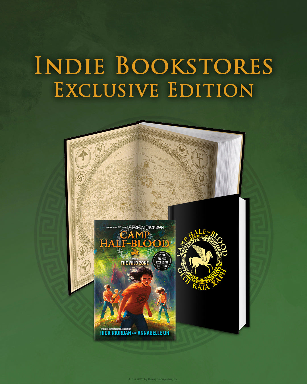 PREORDER: THE WILD ZONE: CAMP HALF-BLOOD BOOK 1 by Rick Riordan and Annabelle Oh SIGNED INDIE EXCLUSIVE EDITION | OUT SEPT 29, 2026