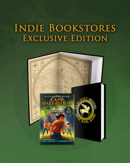 PREORDER: THE WILD ZONE: CAMP HALF-BLOOD BOOK 1 by Rick Riordan and Annabelle Oh SIGNED INDIE EXCLUSIVE EDITION | OUT SEPT 29, 2026