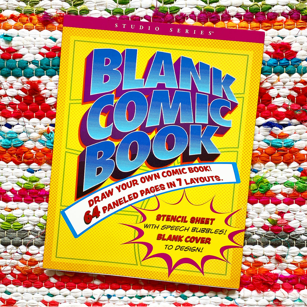 Blank Comic Book (Stencil Included) | Inc Peter Pauper Press