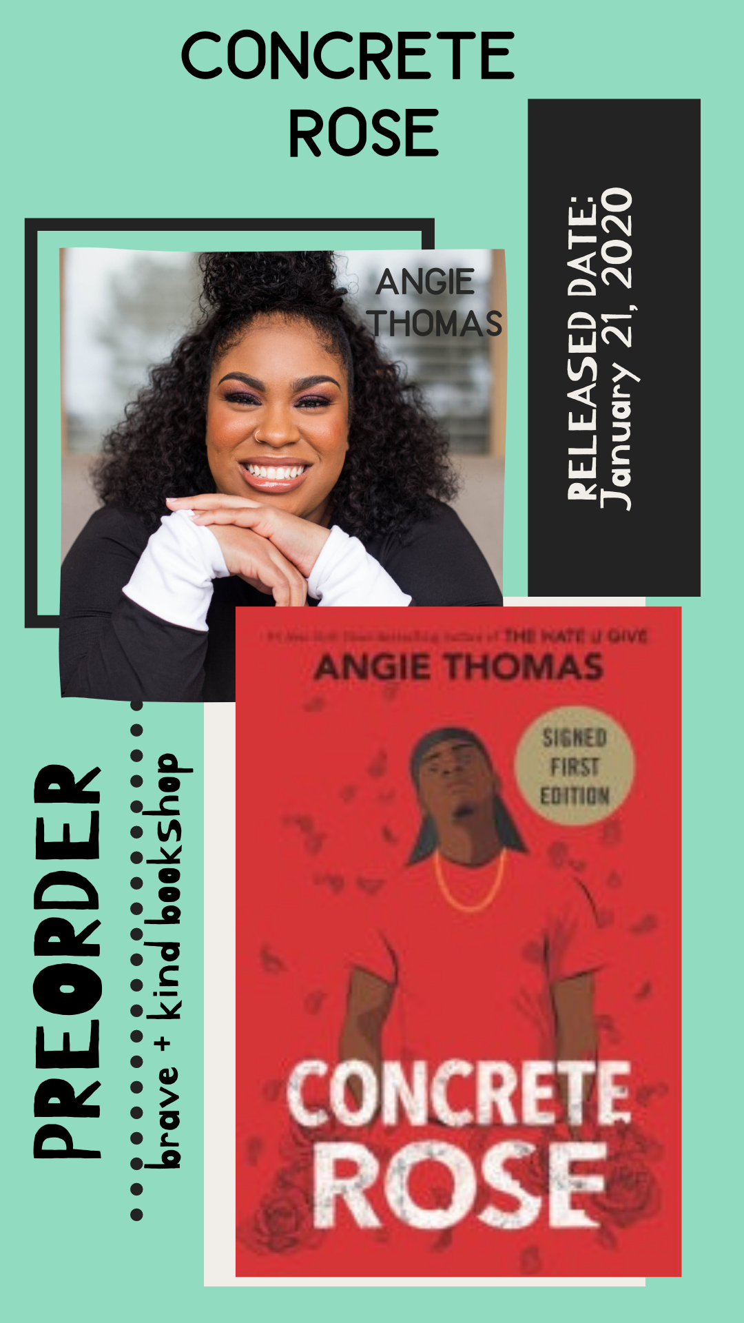 Concrete Rose [signed] | Angie Thomas