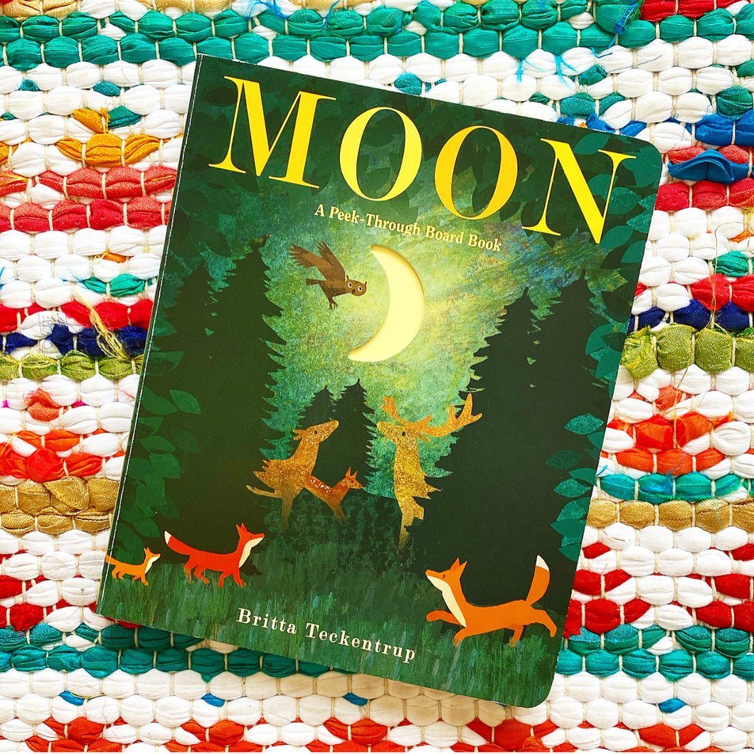 Moon: A Peek-Through Board Book | Britta Teckentrup