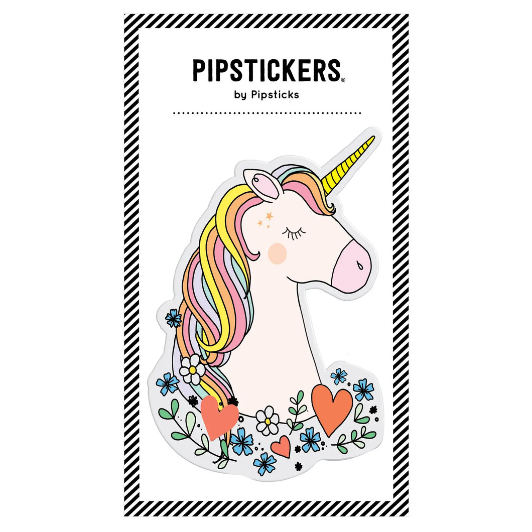 Big Puffy Unicorn Vinyl Sticker